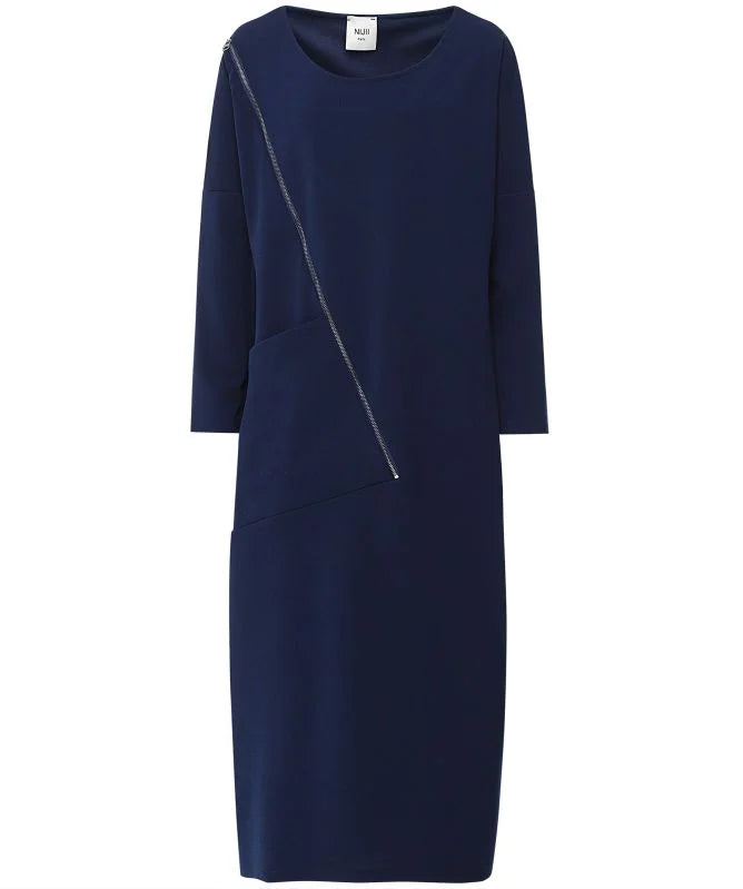 Asymmetric Zip Dress 36006