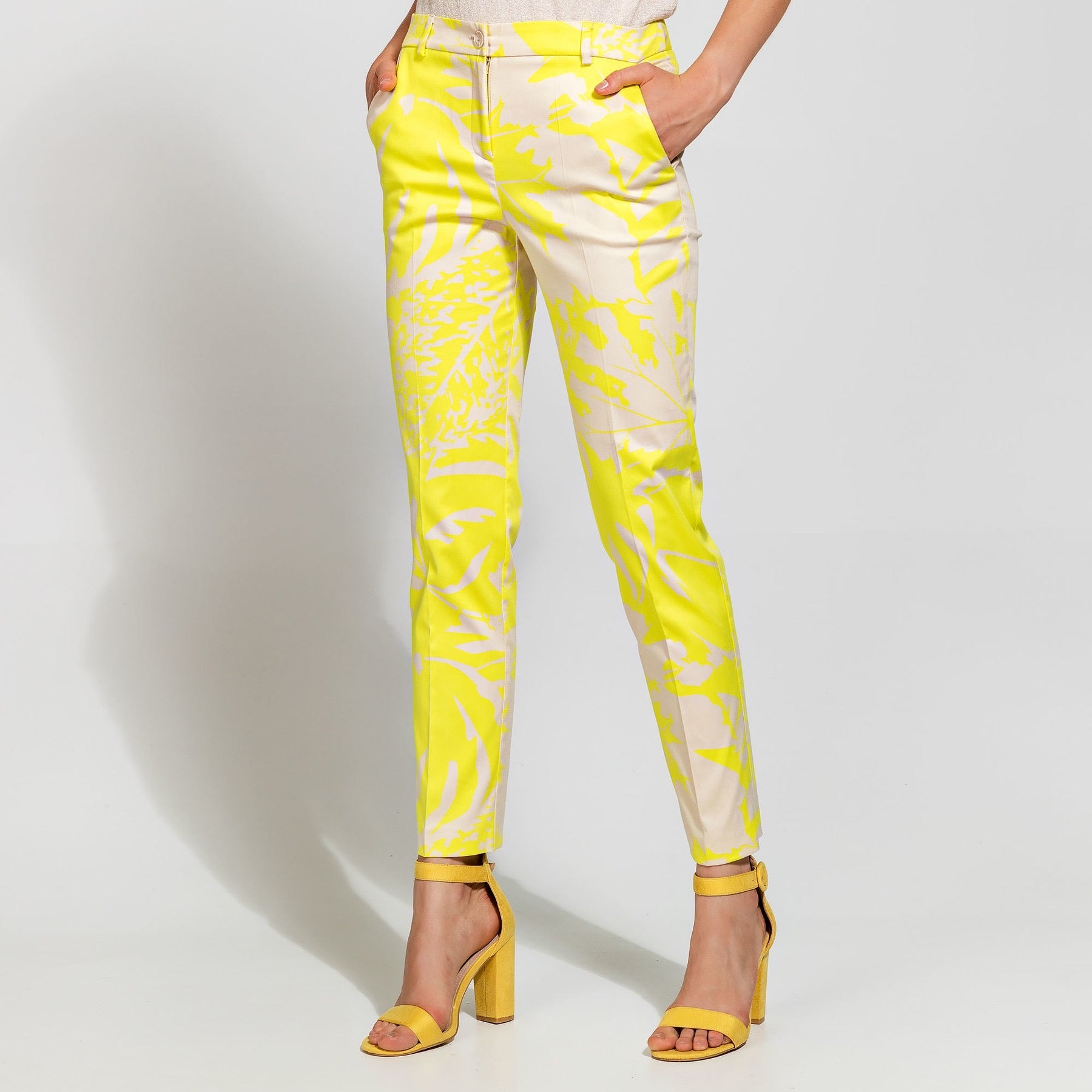 Access Lime cropped pants - Lucindas on-line