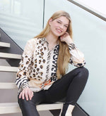 Load image into Gallery viewer, Mixed Animal Prints Oversize Shirt J2459
