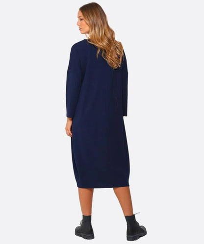 Asymmetric Zip Dress 36006