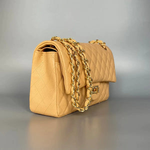 Jennifer Beige Classic Handbag