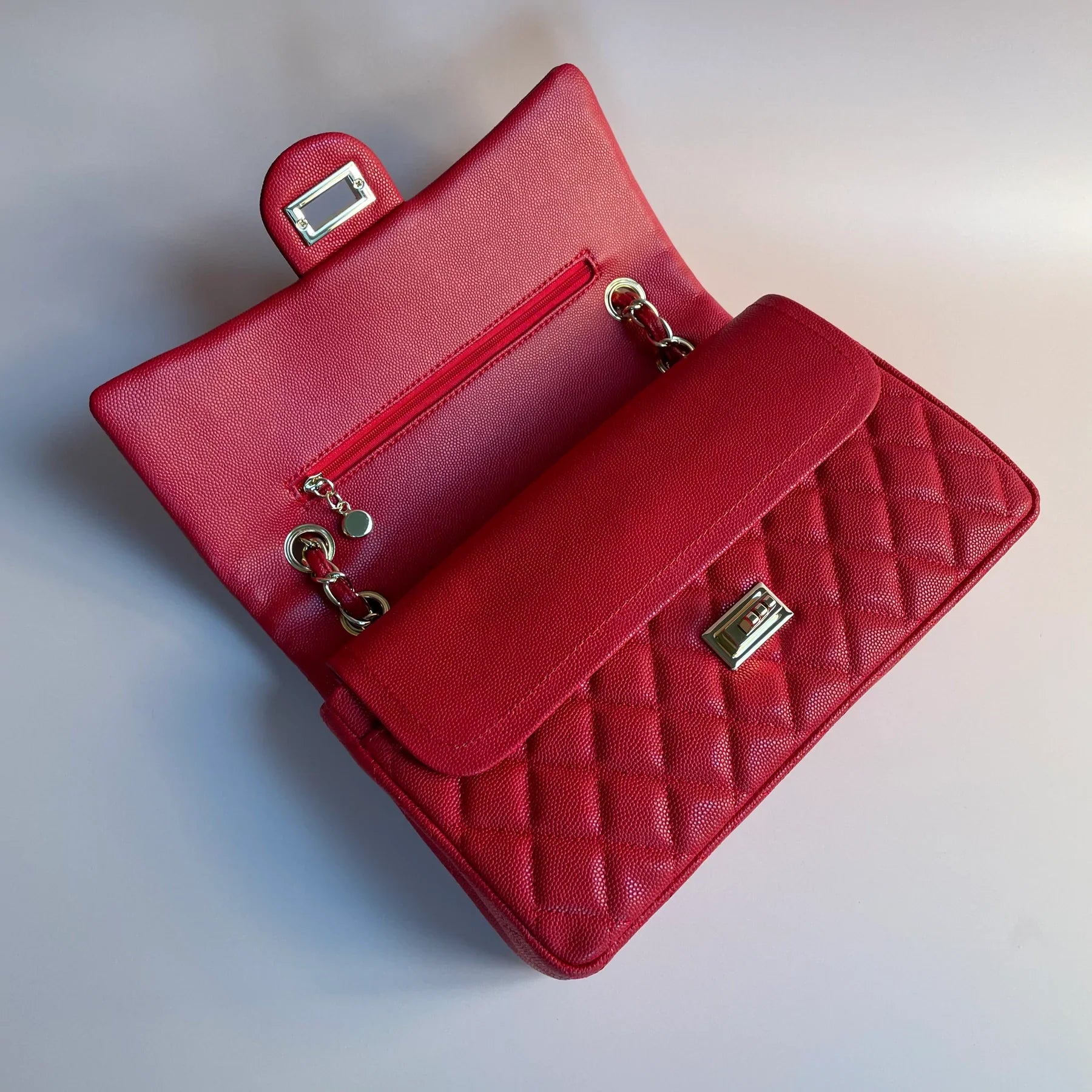 Jennifer Red Classic Handbag