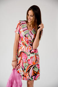 Olivier Philips Floral Print Dress R535