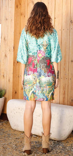 Load image into Gallery viewer, Vibrant Jungle Print Dress 45637
