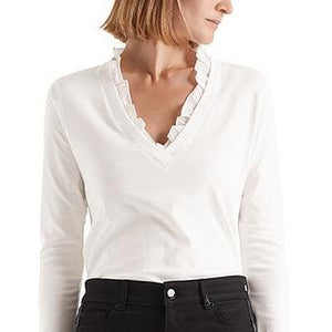 Marc Cain top with frills NC48.27 J14 - Lucindas on-line