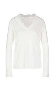 Marc Cain top with frills NC48.27 J14 - Lucindas on-line