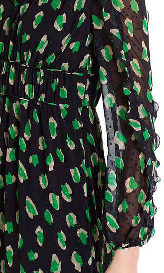 Marc Cain dress with lace trim PC 21.23 W27 - Lucindas on-line