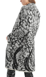 Load image into Gallery viewer, Iconic Designer Knitted Virgin Wool Coatigan - Lucindas on-line
