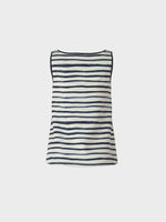 Load image into Gallery viewer, Ribbed Sleeveless Top with Mix Print
