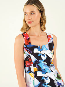 Dolcezza Joy Printed Panelled Dress 23618