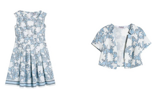 Fuego Floral Print Dress and Bolero