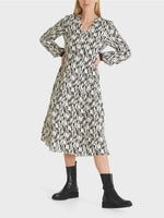 Load image into Gallery viewer, Silk Geometric Print Midi Dress
