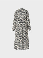 Load image into Gallery viewer, Silk Geometric Print Midi Dress
