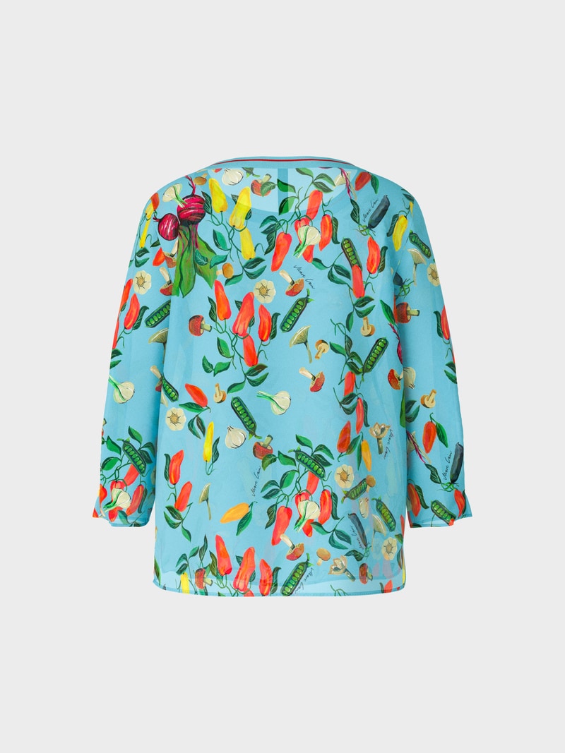 Marc Cain Blouse-style top with veggie print