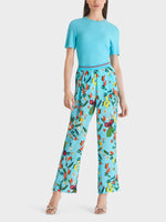 Load image into Gallery viewer, Straight Trousers with Veggie Print

