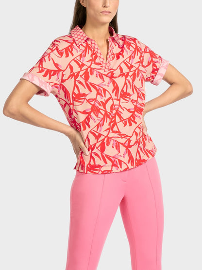 Polo Shirt with Pattern mix