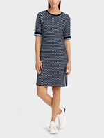 Load image into Gallery viewer, Polka Dot Jersey Knitted Dress
