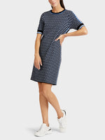 Load image into Gallery viewer, Polka Dot Jersey Knitted Dress
