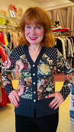 Load and play video in Gallery viewer, Olivier Philips Paisley Cardigan HG550
