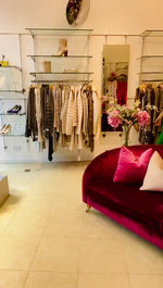 Load and play video in Gallery viewer, Paule Vasseur Green Pure Silk Long Jacket
