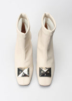 Load image into Gallery viewer, Beige Beluga Ankle Boots 24373
