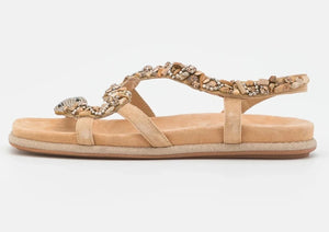 Suede Snake Sandals