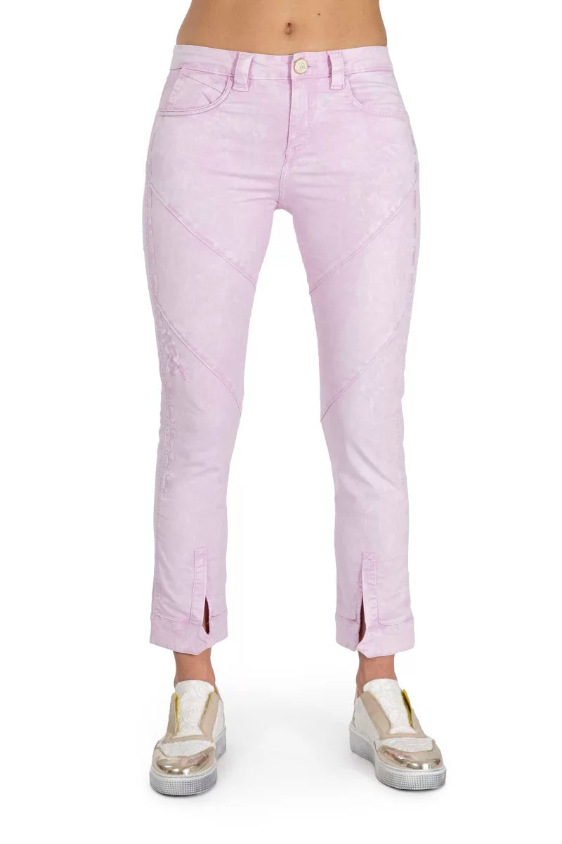 Elisa Cavaletti Pink Crostata Crop Jeans
