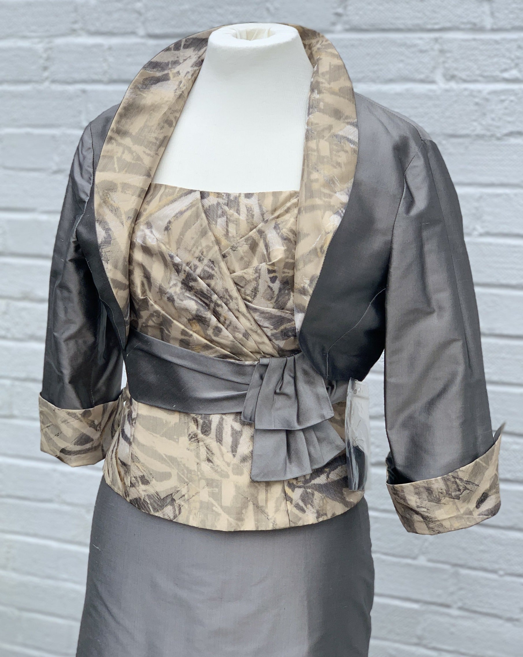 Linea Raffaeli anthracite 3 piece set bolero- 101-251