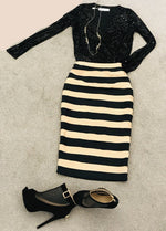 Load image into Gallery viewer, Pencil Bandage Midi Skirt - Lucindas on-line
