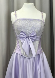 Lilac vintage bespoke corset