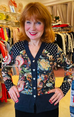 Load image into Gallery viewer, Olivier Philips Paisley Cardigan HG550
