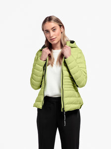 Beaumont Lime Hooded Puffer Jacket 12221