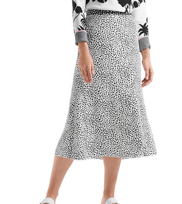 Marc Cain Monochrome Midi Skirt - Lucindas on-line