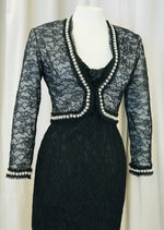 Load image into Gallery viewer, Vintage Chanelesque lace bolero jacket - Lucindas on-line
