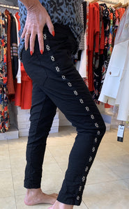 Italian designer pull-on loungewear pants - Lucindas on-line