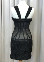 Load image into Gallery viewer, Black Corsetiere dress - Lucindas on-line
