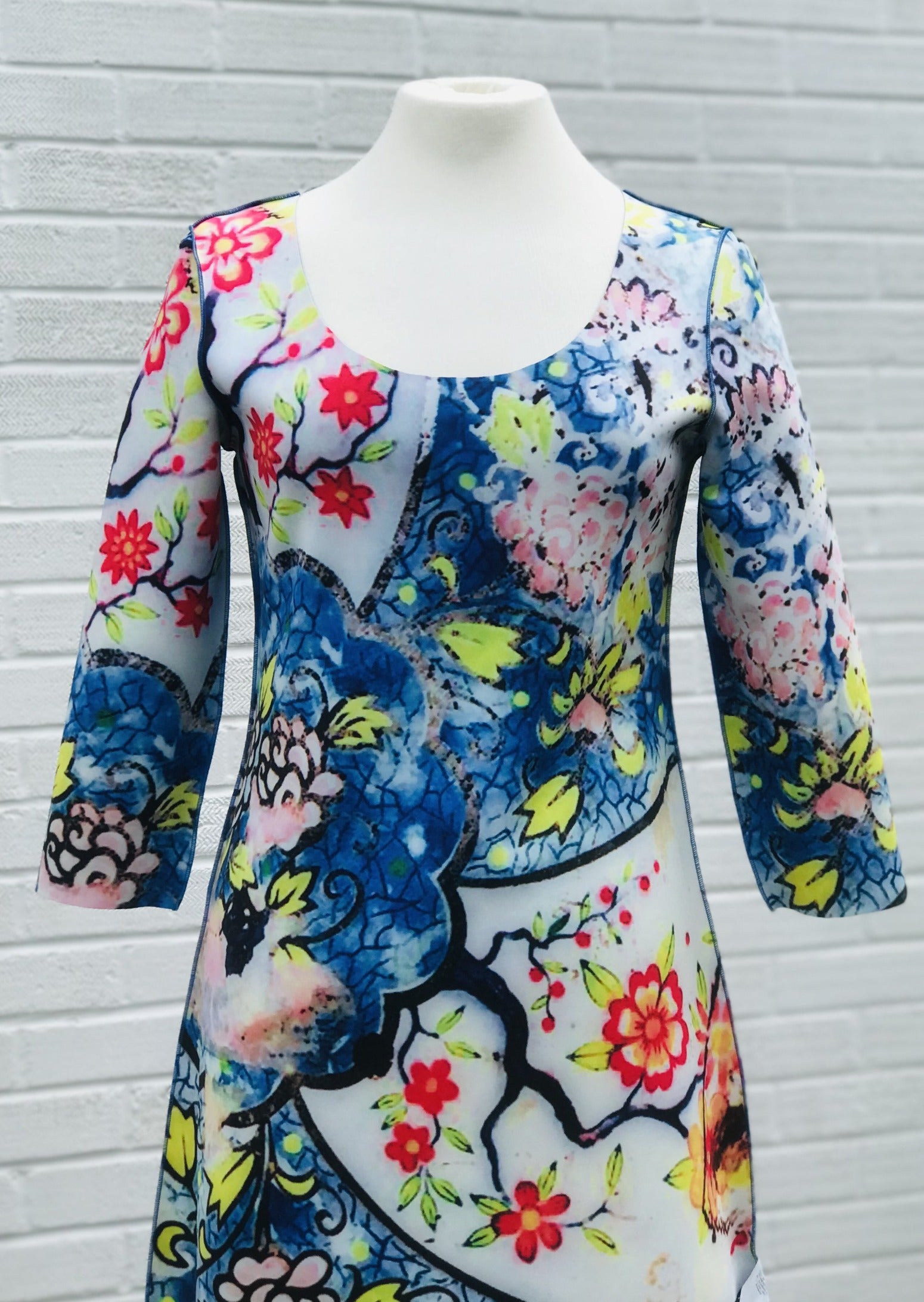 Animapop Reversible Digital Print Dress - PAA140