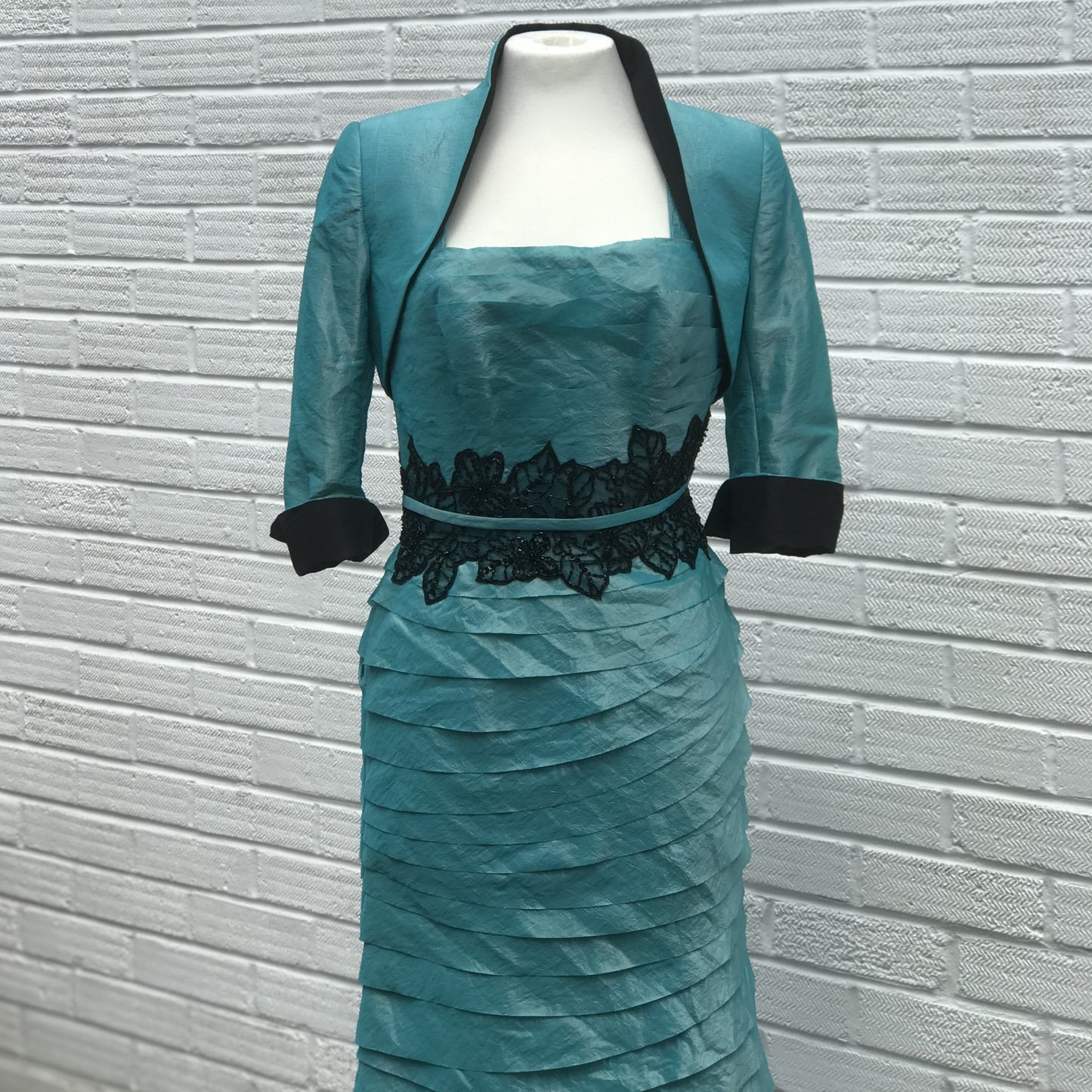 John Charles long dress with bolero 23931 - Online exclusive promo price - Lucindas on-line