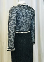 Load image into Gallery viewer, Vintage Chanelesque lace bolero jacket - Lucindas on-line

