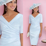 Load image into Gallery viewer, Ispirato Taffeta Crossover Dress ISE821 - Lucindas on-line

