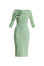 Load image into Gallery viewer, Verbena Floral Motif Dress
