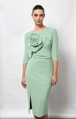 Load image into Gallery viewer, Verbena Floral Motif Dress
