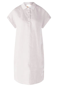 Pure Linen Dress With Jersey Back 78897