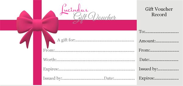 Lucindas Gift Voucher - Lucindas on-line