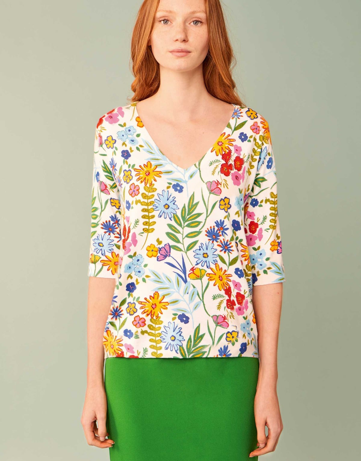 Meadow Floral Jumper DE302