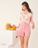 Load image into Gallery viewer, Pink Floral Jumper KE101
