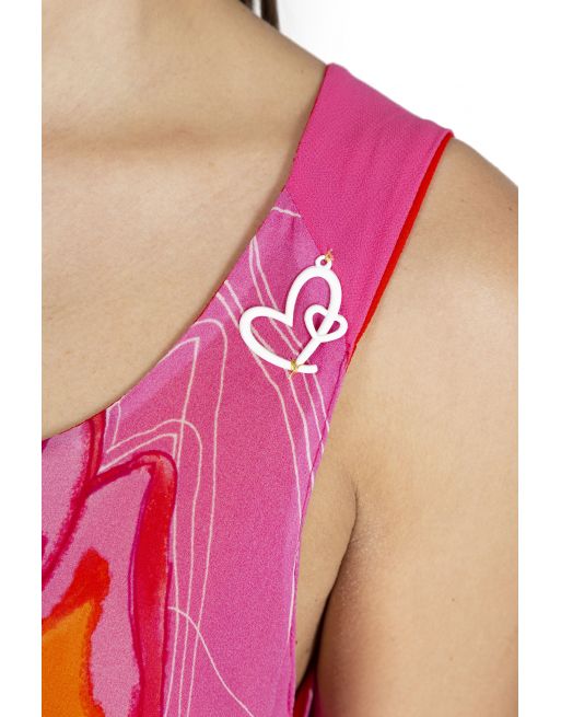 Elisa Cavaletti St. Fiori Pink Dress