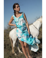 Load image into Gallery viewer, Marble Sea Long Dress EMR060
