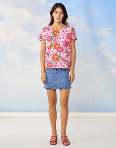 Pink Floral T-Shirt TED885