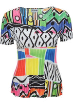 Load image into Gallery viewer, Mix Print Pleated Top YE450
